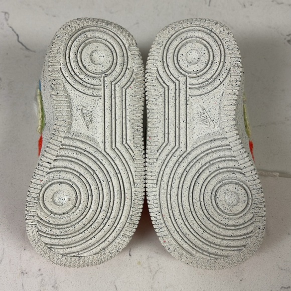 NIKE FORCE 1 LOW LV8 NEXT NATURE TD 'HEMP - MULTI' SIZE 6 C TODDLER DV2194 400 - Picture 11 of 16